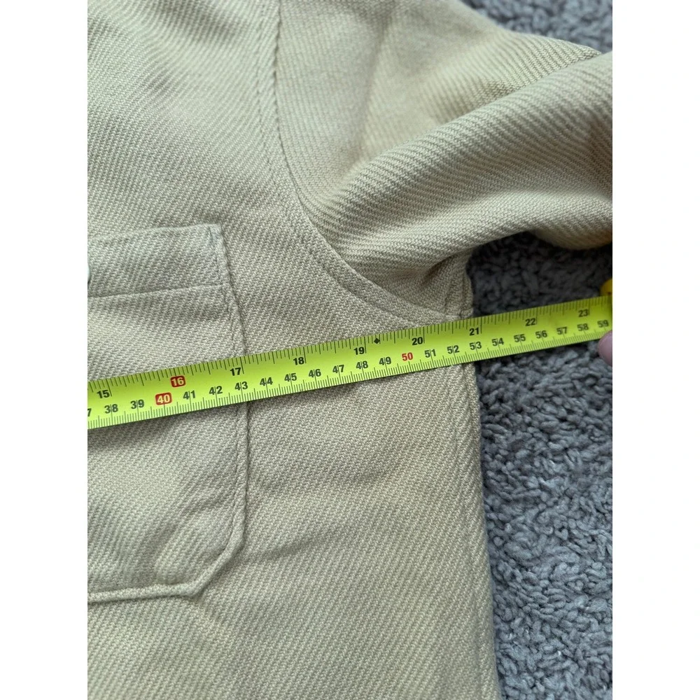 NWT The North Face Mens Twill Flannel Shirt Button Front Tan Stone Small‎ $100